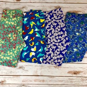 LulaRoe TC Leggings Lot of 4